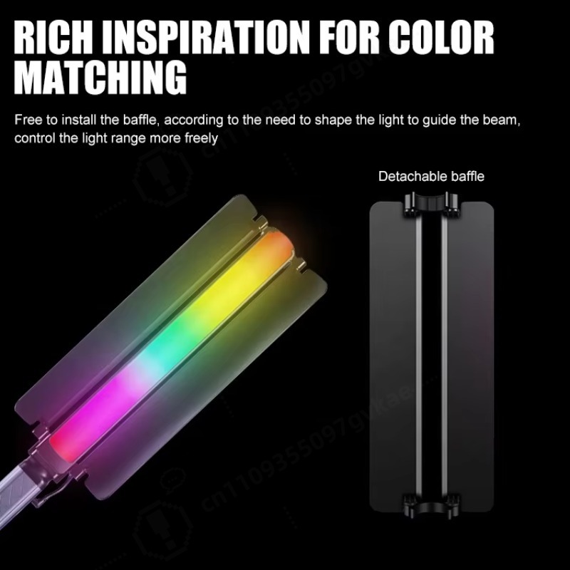2700-7500K RGB Portable LED Vi - Photography Videos Free ulasan dan harga
