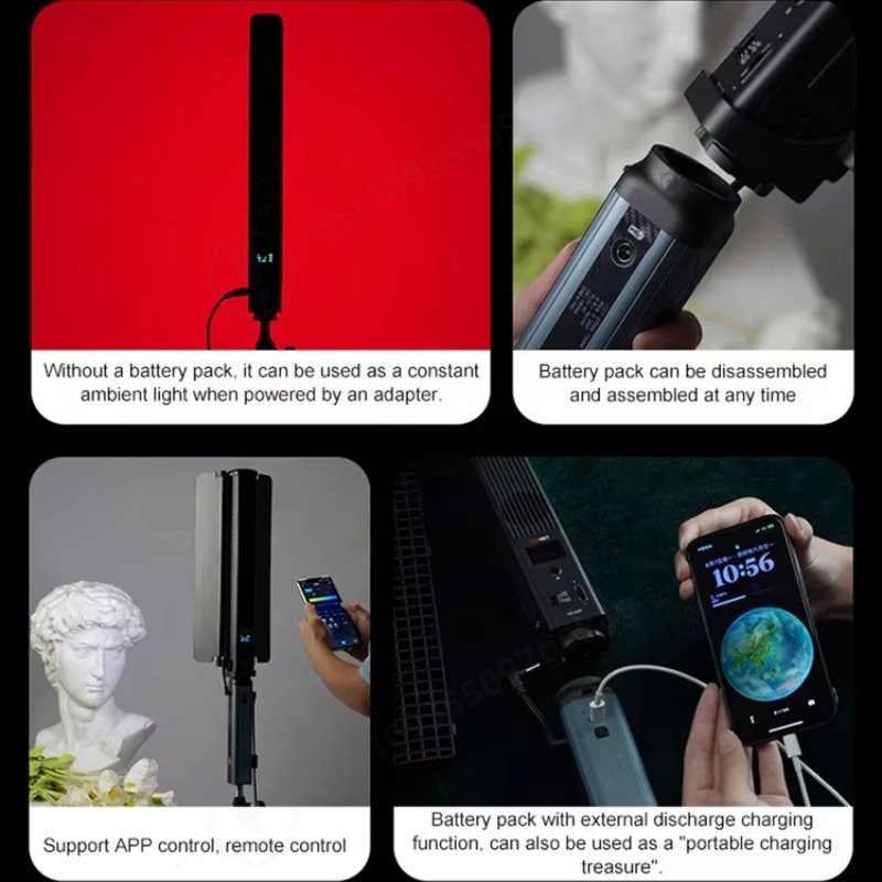 2700-7500K RGB Portable LED Vi - Photography Videos Free ulasan dan harga