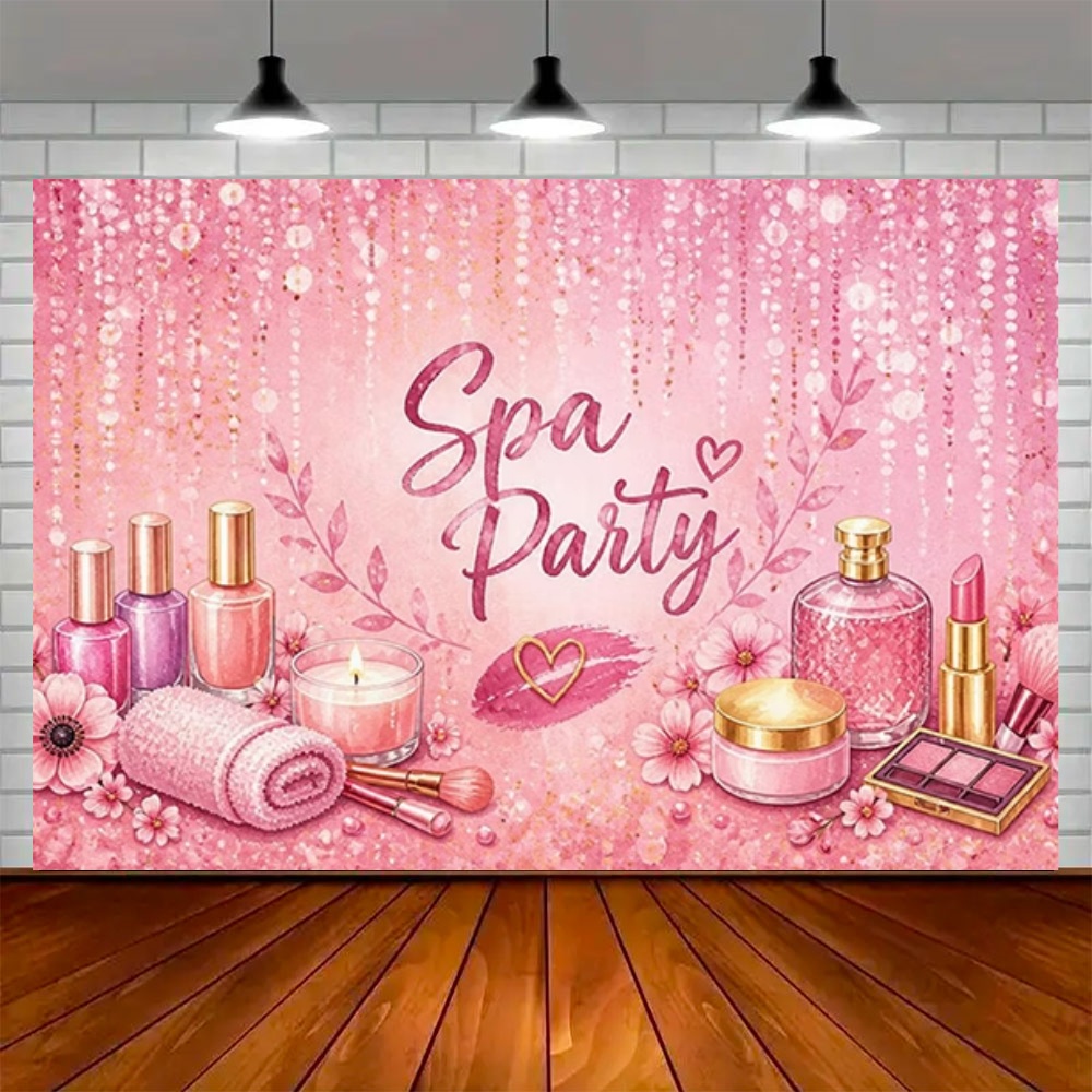 Spa Party Decoration Backdrop  - Photography Cheat Sheet ulasan dan harga