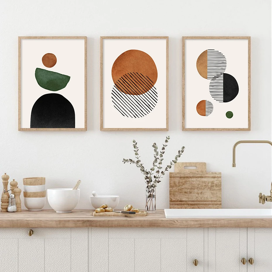Boho Abstract Mid Century Plan - Photography Geometry ulasan dan harga
