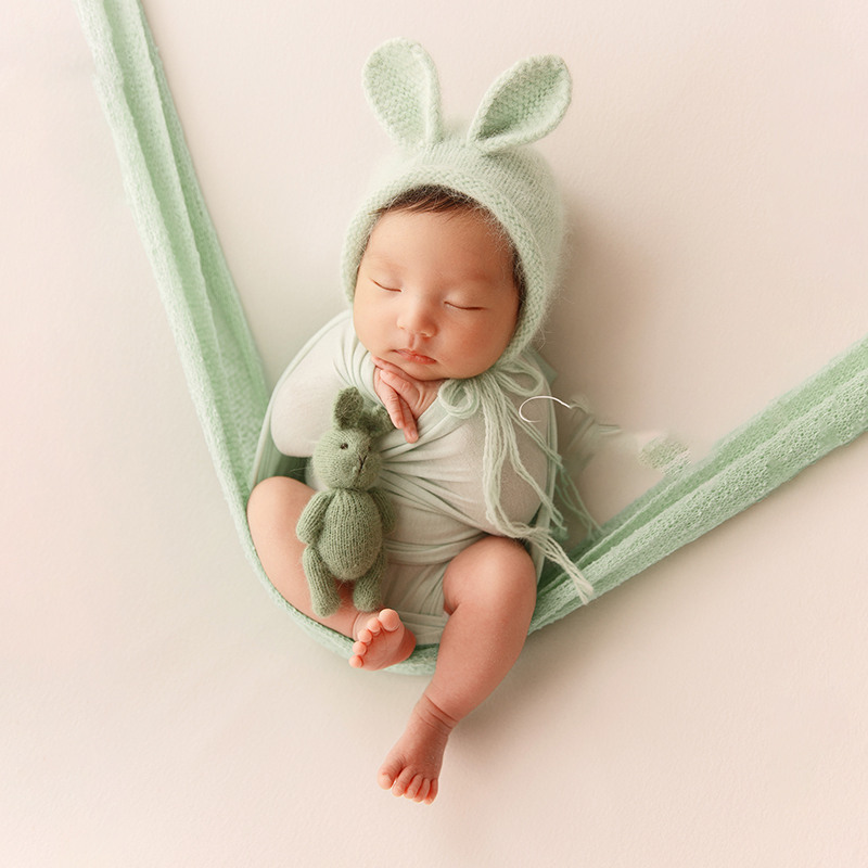 Knitted Rabbit Hat Newborn Pho - Photography Cheat Sheet ulasan dan harga
