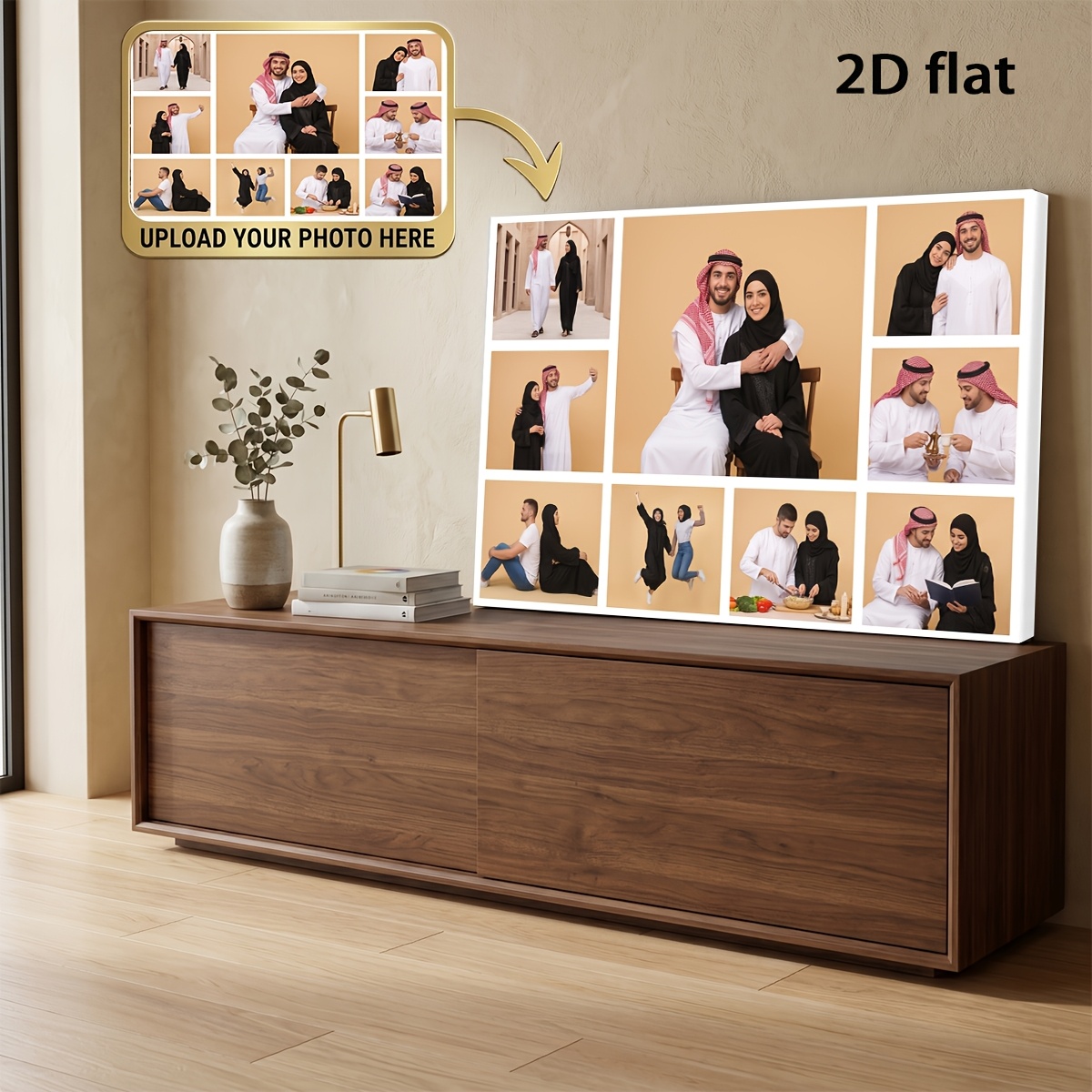 Custom 9‑Grid Photo Collage Wa - Photographic Memory ulasan dan harga