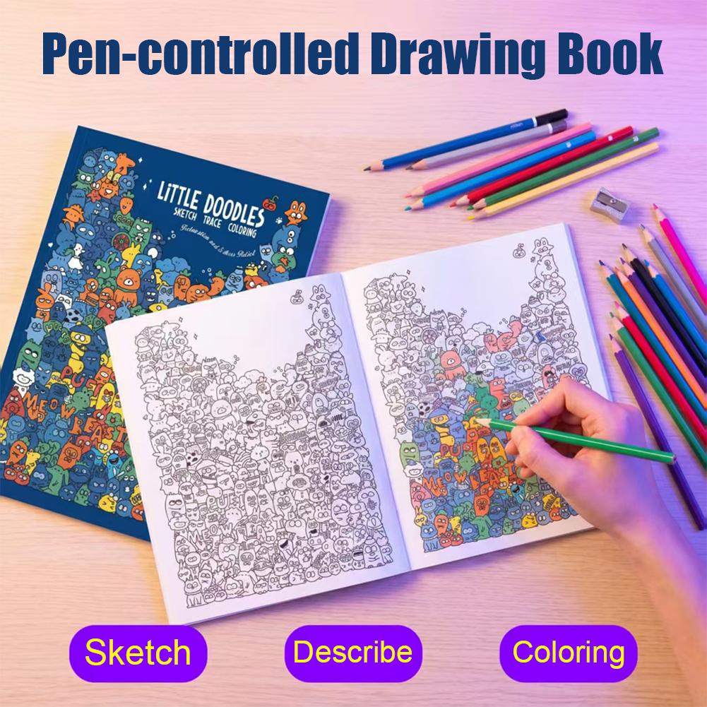 Sketch Trace Coloring Book Lit - Photography Book ulasan dan harga